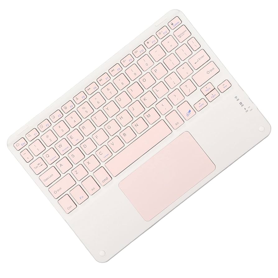 Bluetoothタブレットキーボード ピンク　カバー付き Amazon.co.jp: タブレットキーボード ipad対応キーボード